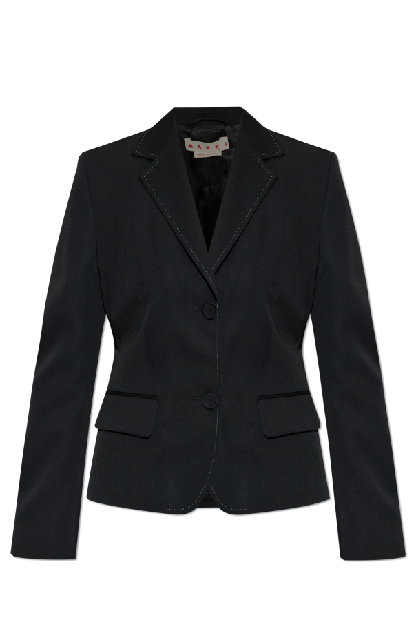 ジャケット MARNI Black Wool Blazer Black wool blend jacket | Marni
